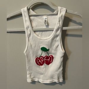 COPY - Alpha Phi Ribbed High Neck Tank